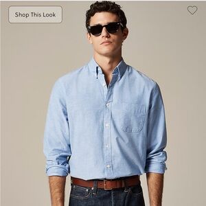 Men’s J. Crew Broken-In Slim Fit Organjc Cotton Oxford